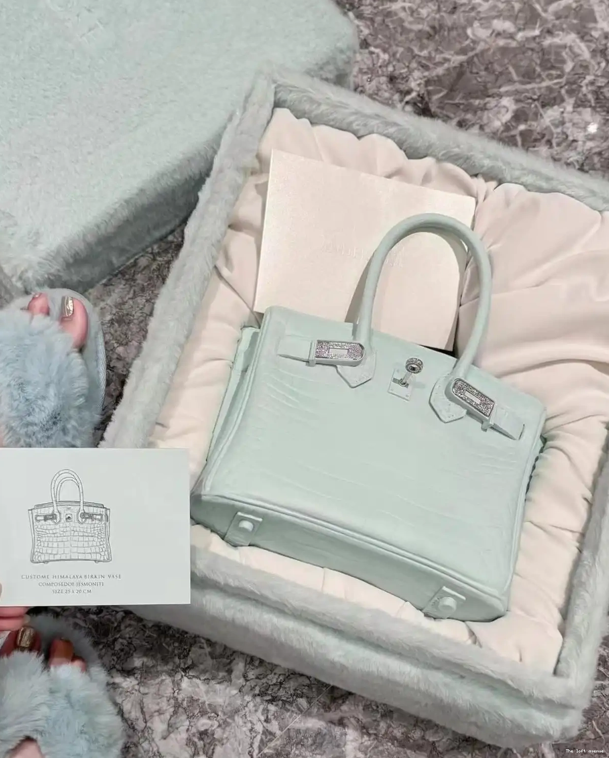 BIRKIN CUSTOM FLOWER BAG VASE 0616